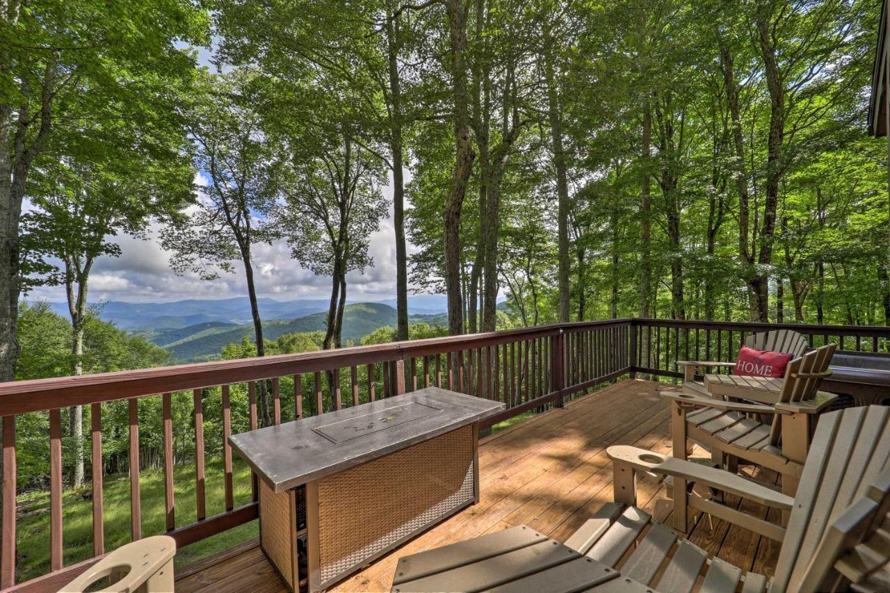 Beech Mountain Cabin Retreat With Hot Tub And Views! Kültér fotó