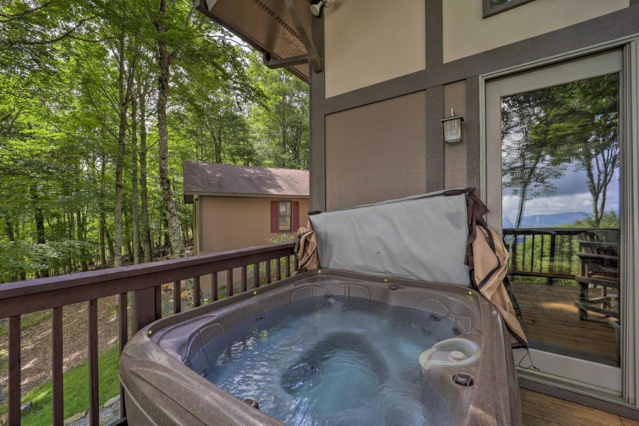 Beech Mountain Cabin Retreat With Hot Tub And Views! Kültér fotó