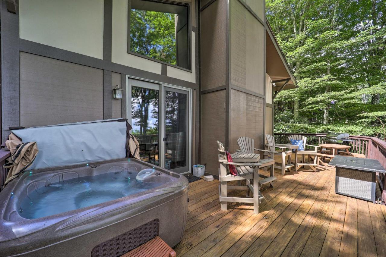 Beech Mountain Cabin Retreat With Hot Tub And Views! Kültér fotó