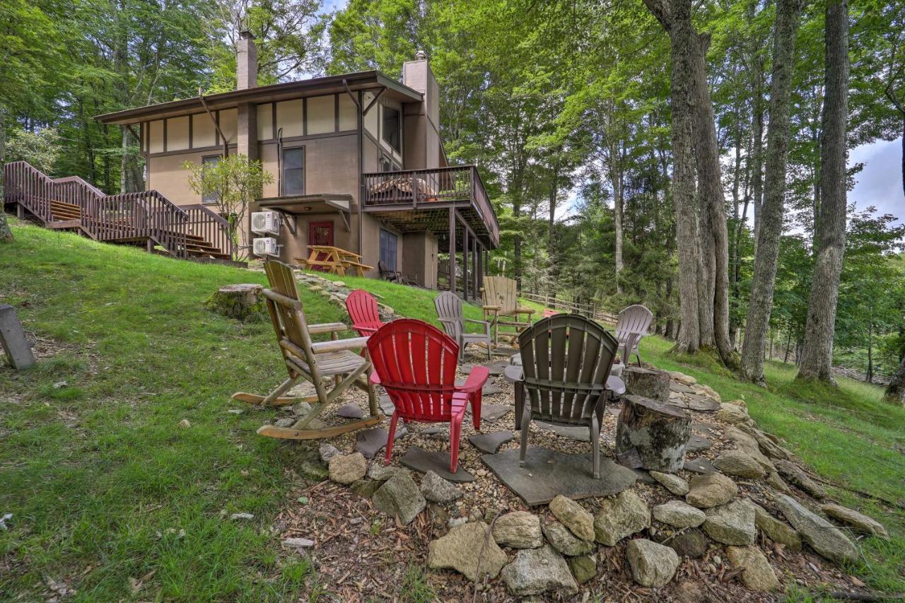 Beech Mountain Cabin Retreat With Hot Tub And Views! Kültér fotó