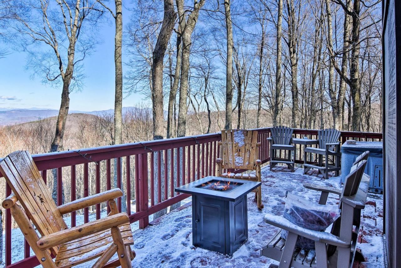 Beech Mountain Cabin Retreat With Hot Tub And Views! Kültér fotó